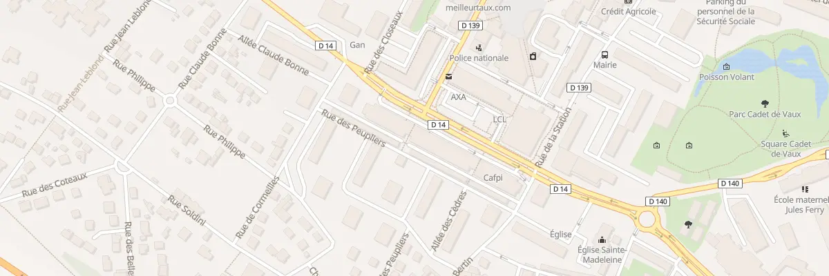 Plan du 119 Rue du Gal Leclerc à Franconville