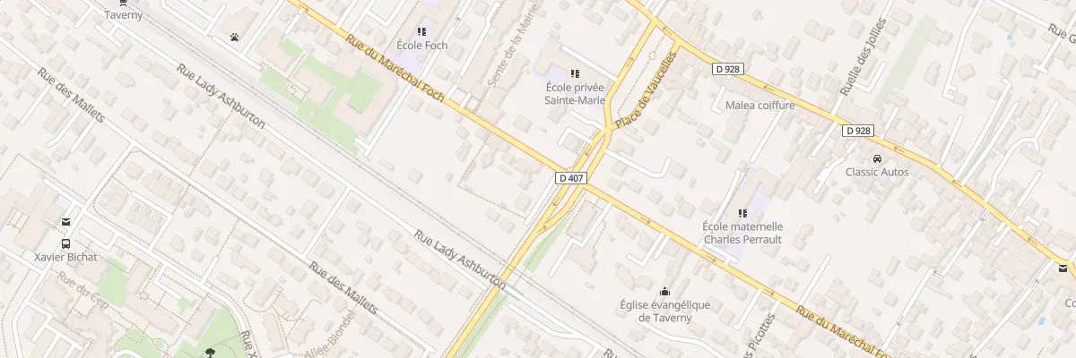 Plan du 111 Rue du Maréchal Foch à Taverny