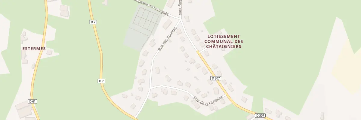 Plan du 21 Rue des Châtaigniers au Rouget-Pers