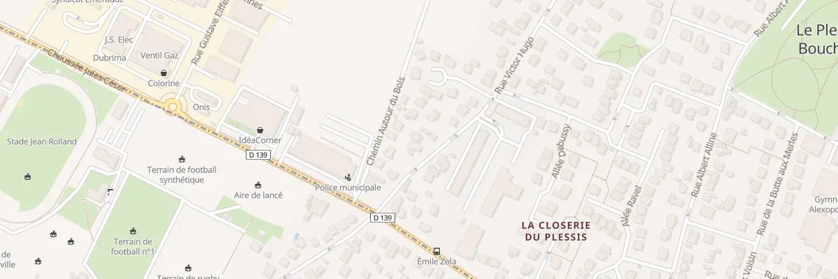 Plan du 11 Rue Victor Hugo au Plessis-Bouchard