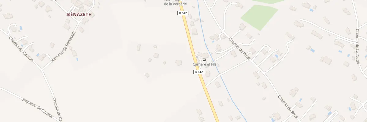 Plan du 221 Av d’Albi à Castres