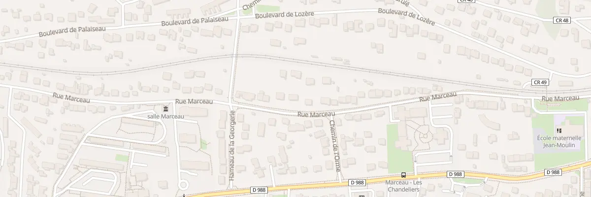 Plan du 52 Rue Marceau à Palaiseau