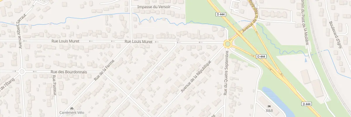 Plan du 5 Rue Saint Honoré à Igny