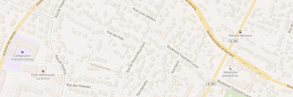 Plan du 54 Rue du Plessis Bouchard à Franconville