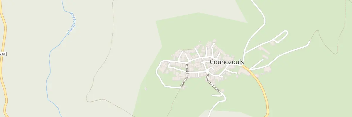 Plan du 129 Le Village à Counozouls