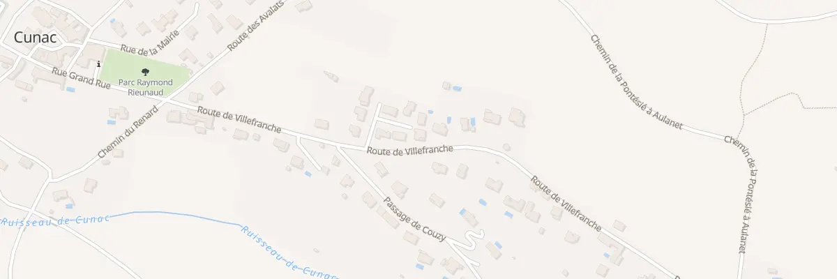 Plan du 5 Rue Al Poussac à Cunac