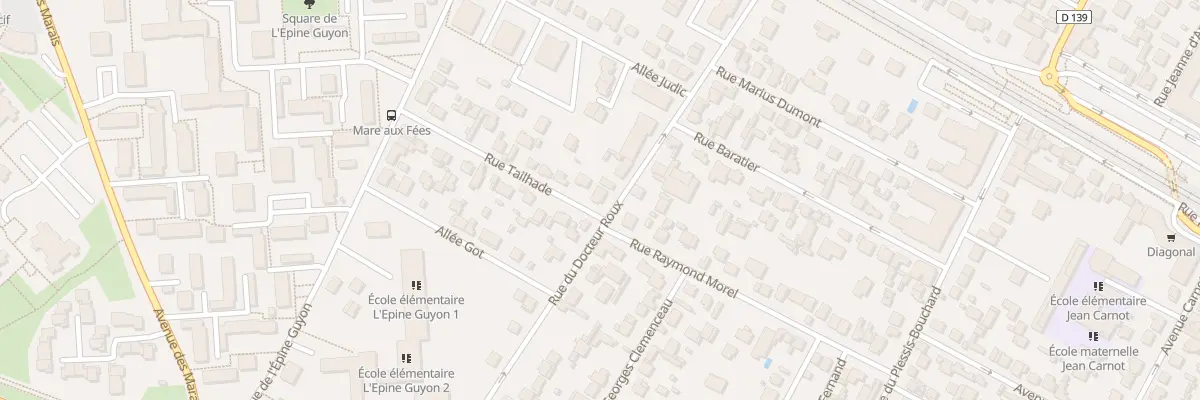 Plan du 55 Rue du Docteur Roux à Franconville