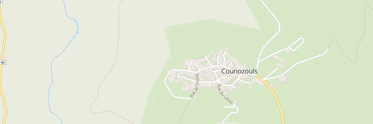 Plan du 2 Le Village à Counozouls