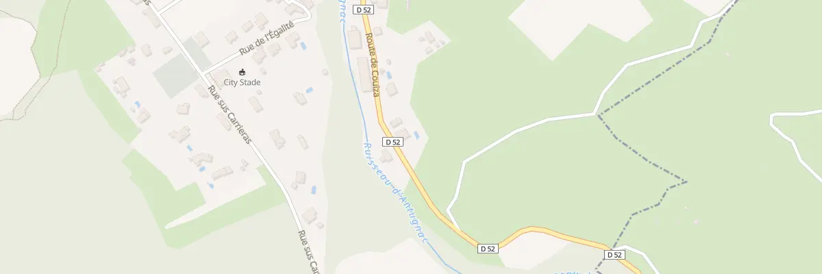 Plan du 91 Le Village à Antugnac