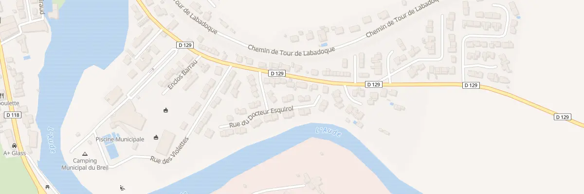 Plan du 6 Rue Docteur Esquirol à Limoux