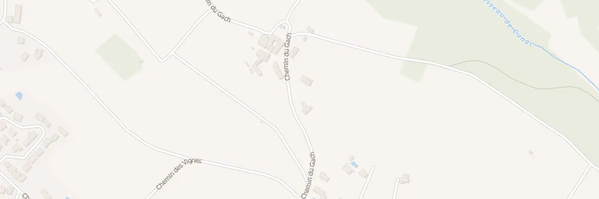 Plan du 81 Che du Gach à Cunac