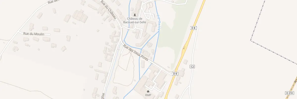 Plan du 4 Rue des Deux Ponts à Bacouel-sur-Selle