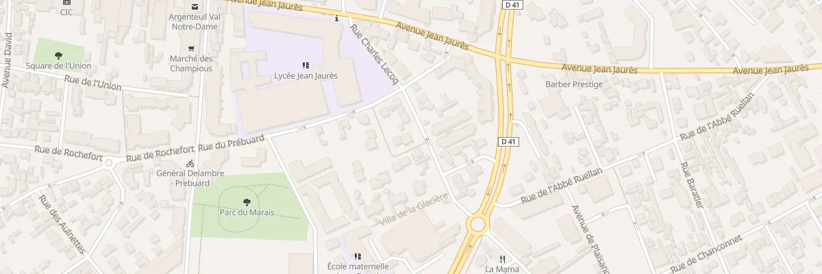 Plan du 2 Rue Nicephore Niepce à Argenteuil
