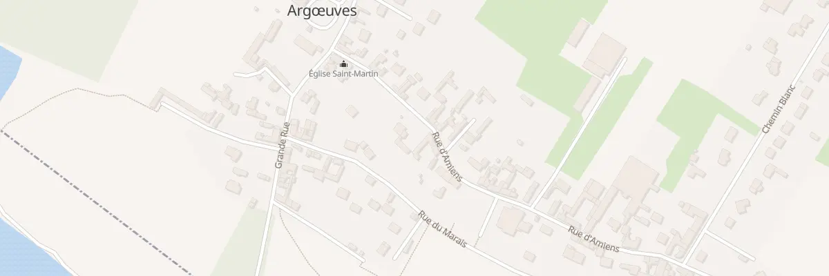 Plan du 12 Rue d’Amiens à Argœuves