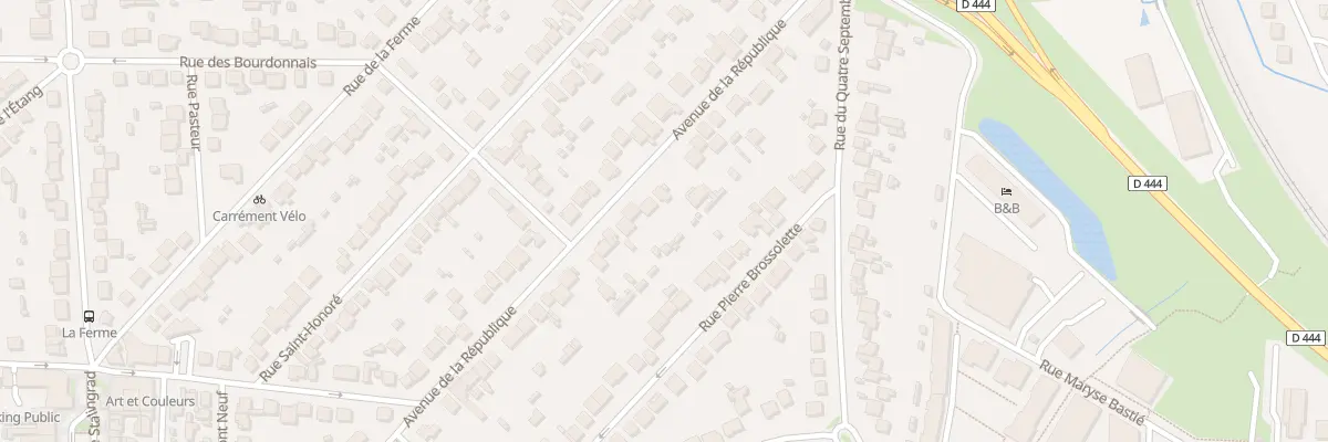 Plan du 21 Av de la République à Igny
