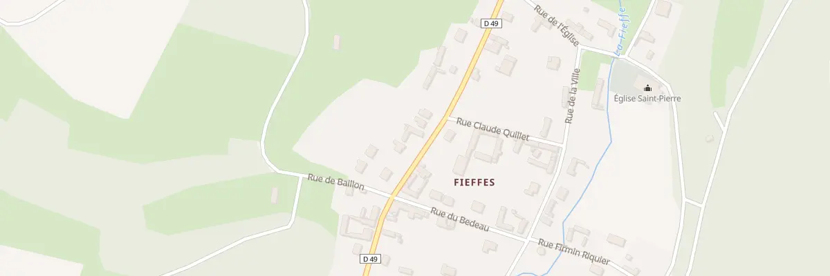 Plan du 15 Rue de Doullens à Fieffes-Montrelet