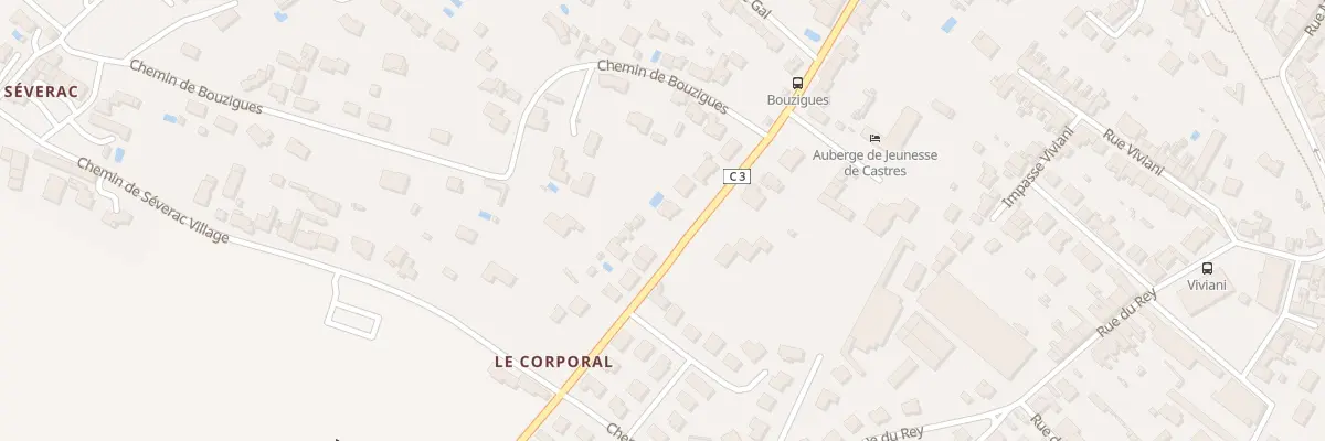 Plan du 80 Che du Corporal à Castres