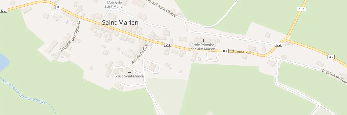 Plan du 13 Vc Grande Rue à Saint-Marien