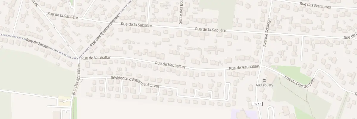 Plan du 32 Rue de Vauhallan à Palaiseau