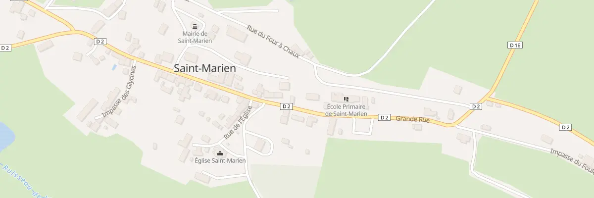 Plan du 16 Vc Grande Rue à Saint-Marien