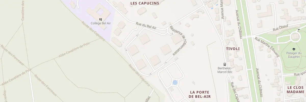 Plan du 8 Rue du Bel Air à Meudon