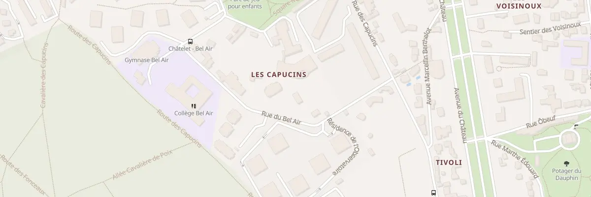 Plan du 11T Rue du Bel Air à Meudon
