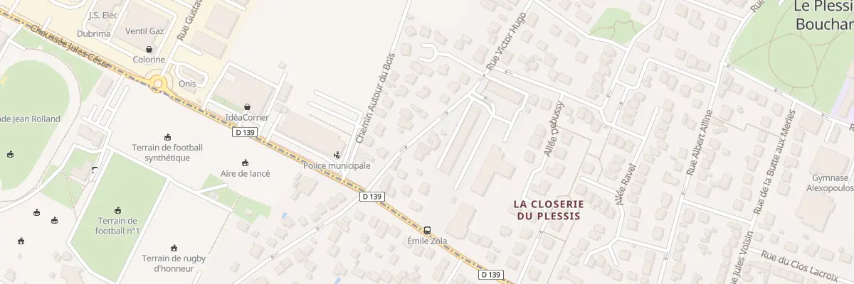 Plan du 6B Rue Victor Hugo au Plessis-Bouchard