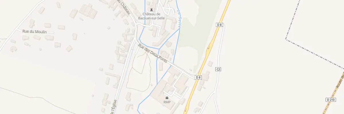 Plan du 8 Rue des Deux Ponts à Bacouel-sur-Selle