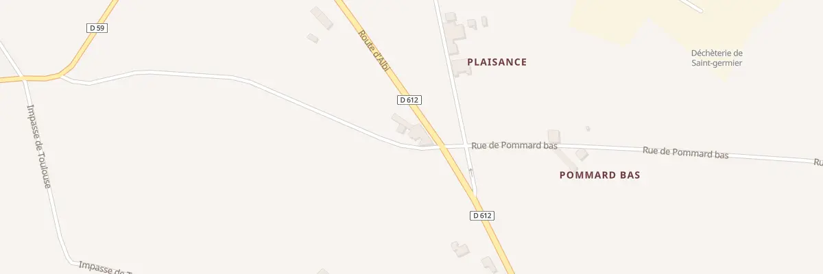 Plan du 8 Rte d’Albi à Saint-Germier