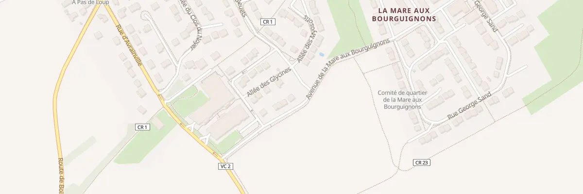 Plan du 26 Av de la Mare aux Bourguignon à Égly
