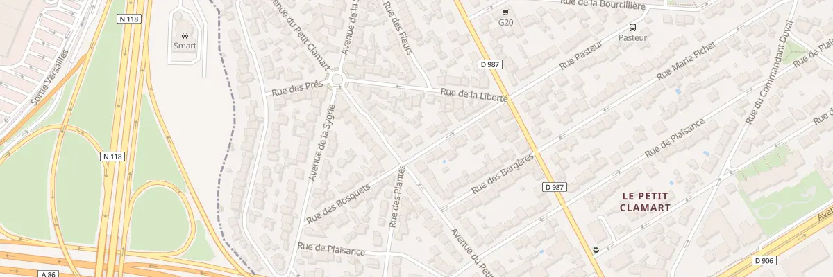 Plan du 16 Rue des Bosquets à Clamart