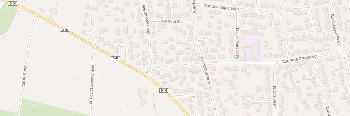 Plan du 100B Rue de la Grande Voie à Argenteuil