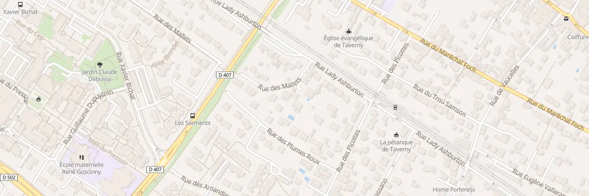 Plan du 80 Rue des Mallets à Taverny