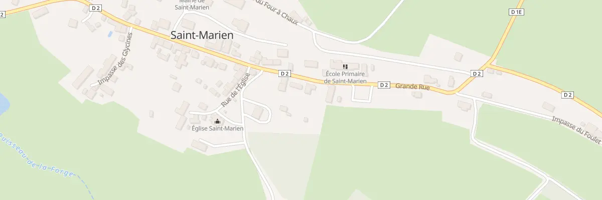 Plan du 11 Vc Grande Rue à Saint-Marien