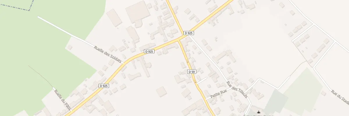 Plan du 40 Rue du Huit Mai à Fienvillers