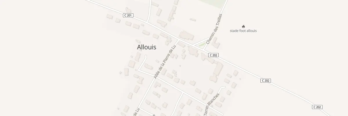 Plan du 2 Pl de la Mairie à Allouis