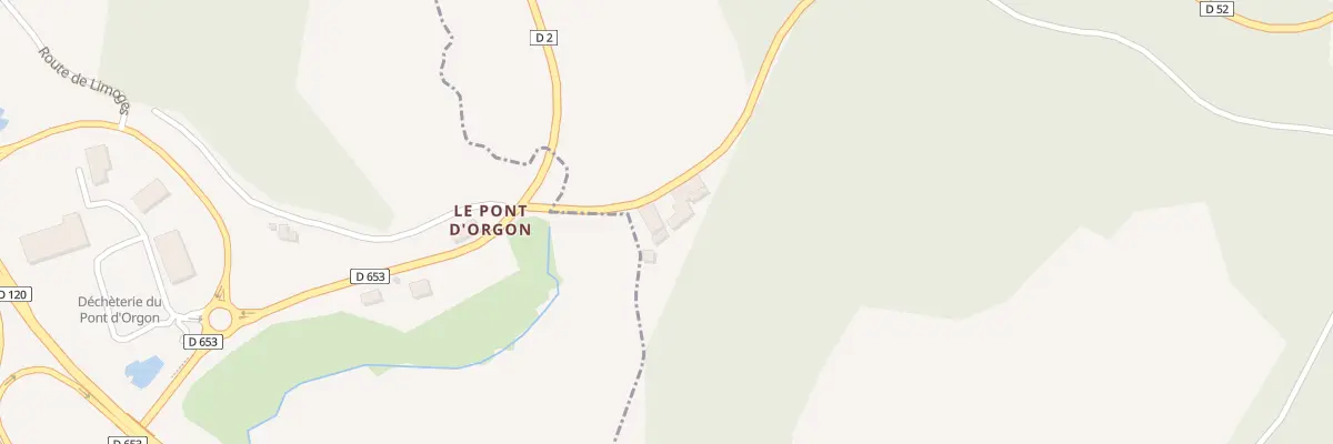Plan du 5040 Pont d’Orgon à Nieudan