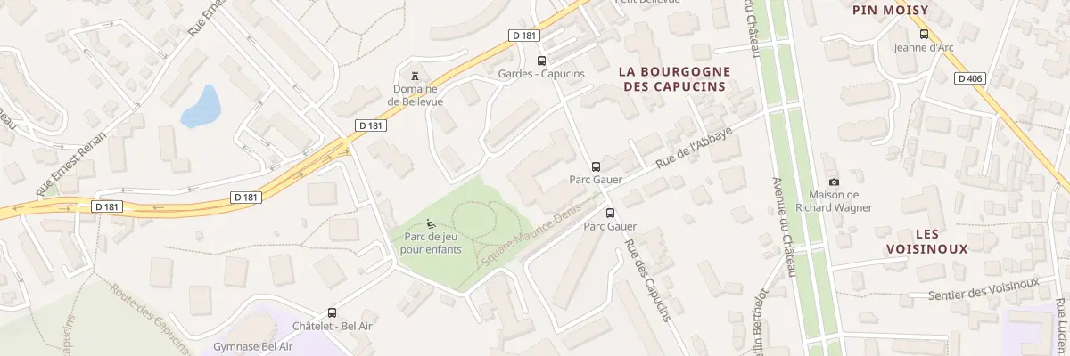 Plan du 2 Rue des Capucins à Meudon