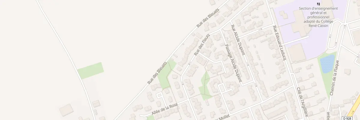 Plan du 23 Rue des Fleurs à Wizernes