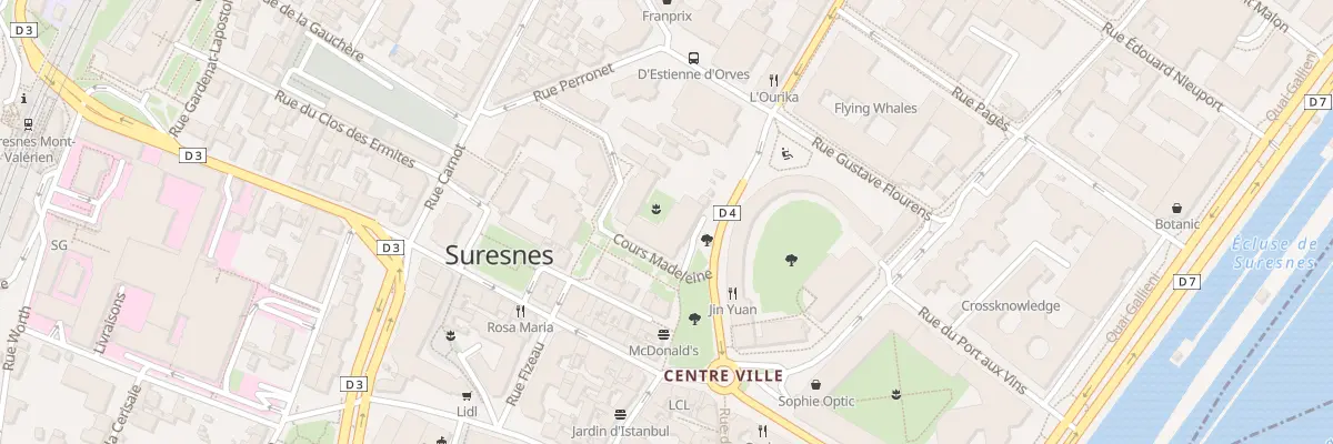 Plan du 15 Rue de Verdun à Suresnes