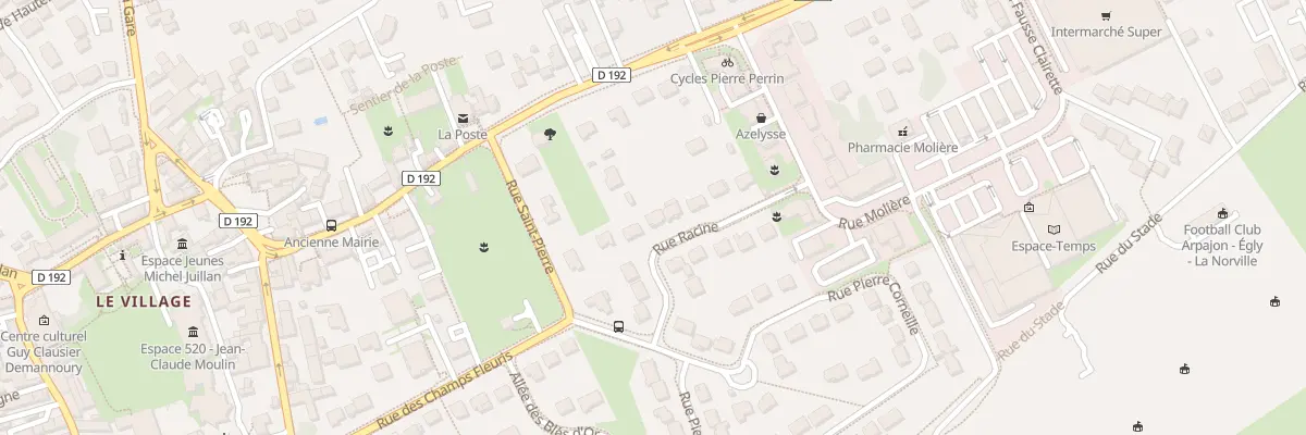 Plan du 10 Rue Racine à Égly