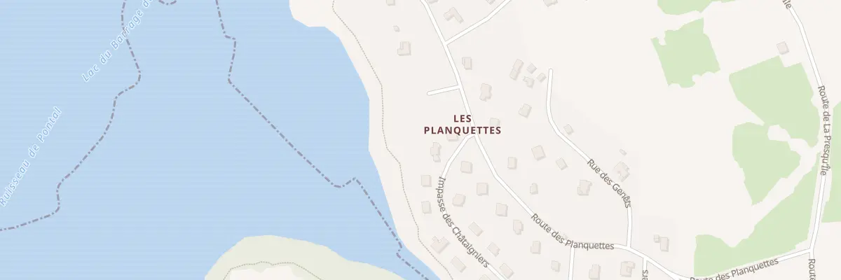 Plan du 6010 Les Planquettes à Saint-Gérons