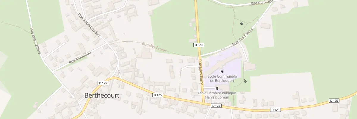 Plan du 2 Les Sablons à Berthecourt