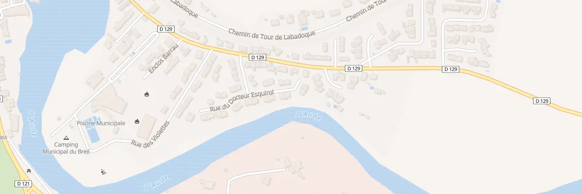 Plan du 5 Rue Docteur Esquirol à Limoux