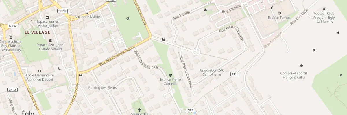 Plan du 4 Rue Pierre Corneille à Égly