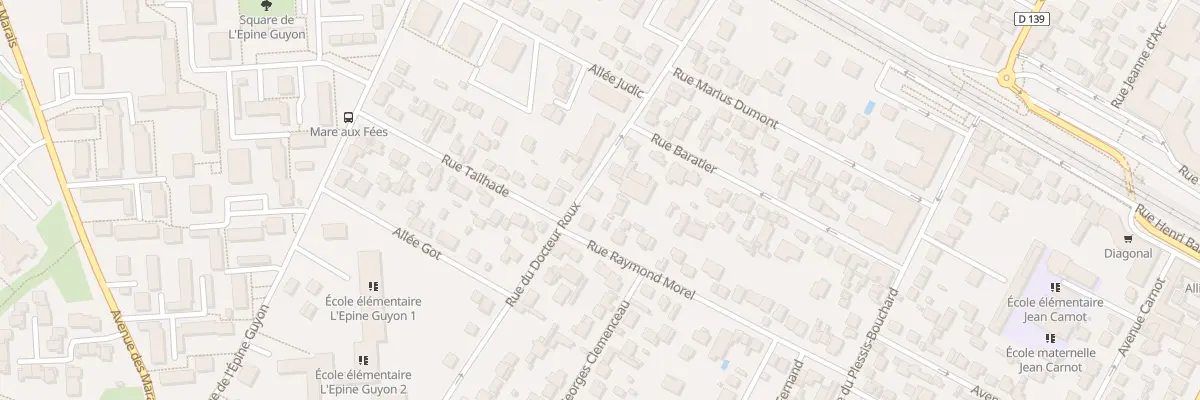 Plan du 60 Rue du Docteur Roux à Franconville