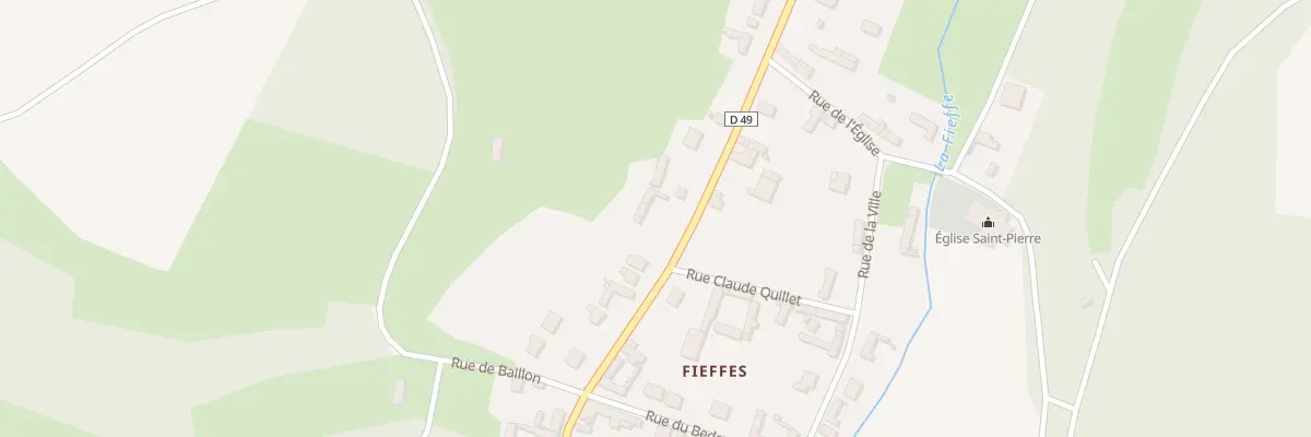Plan du 21 Gr Grande Rue à Fieffes-Montrelet