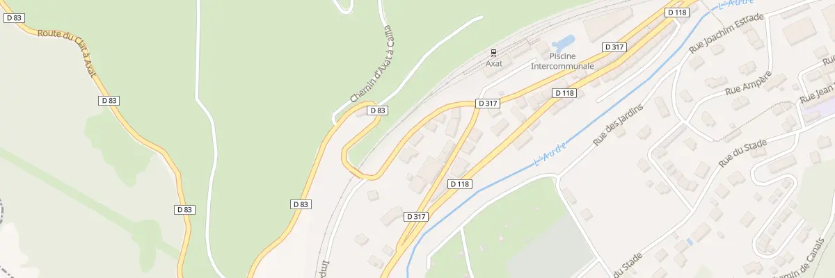 Plan du 11 Rte d’Artigues à Axat
