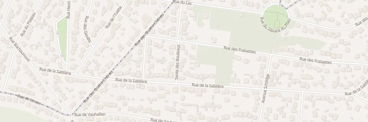 Plan du 8 Sen des Bouleaux à Palaiseau