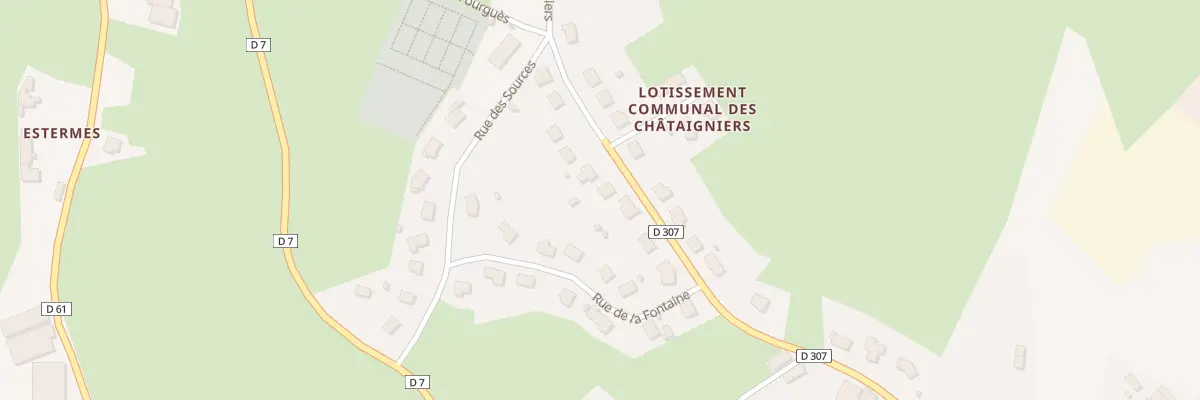 Plan du 17 Rue des Châtaigniers au Rouget-Pers